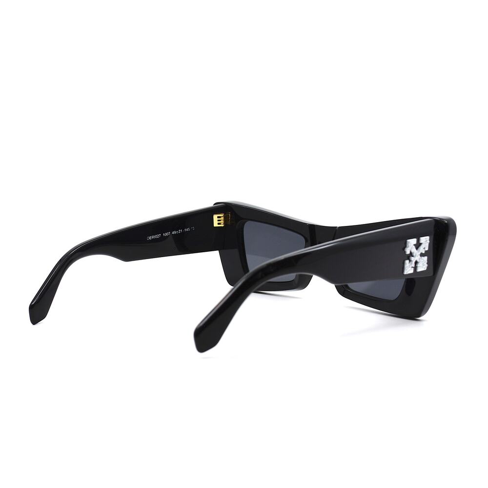 OFF-WHITE 0ER1027 BLACK DARK GREY WOMEN'S AUTHENTIC SUNGLASSES - Picture 7 of 12